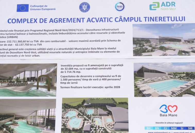 Tribunalul Cluj a anulat contractul de 122 de milioane de lei pentru aquaparkul băimărean