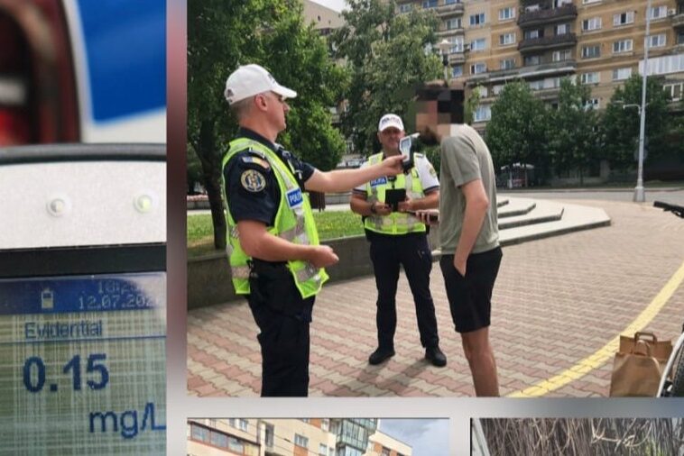 226 de bicicliști, sancționați în doar două zile în Maramureș. Șapte au fost prinși băuți pe bicicletă