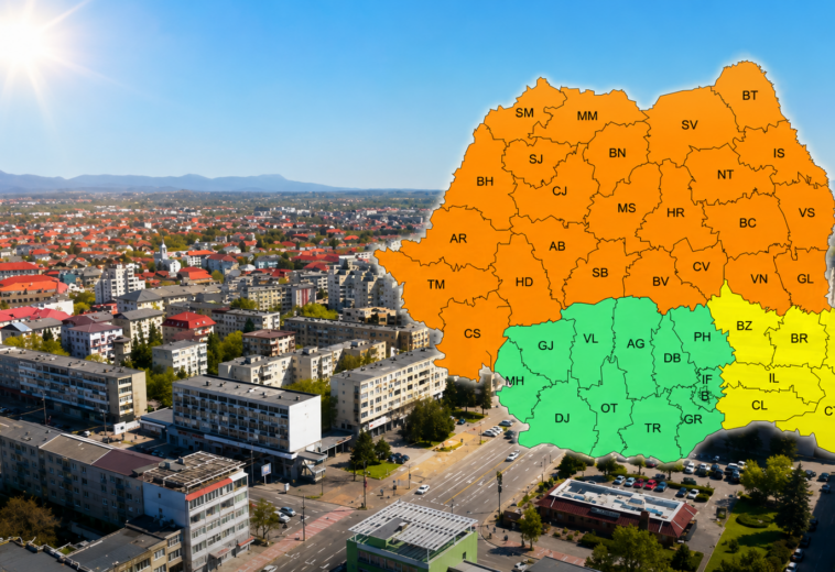 Vremea în Maramureș, 1 iulie. Cod portocaliu de caniculă după Codul roșu din prima parte a zilei