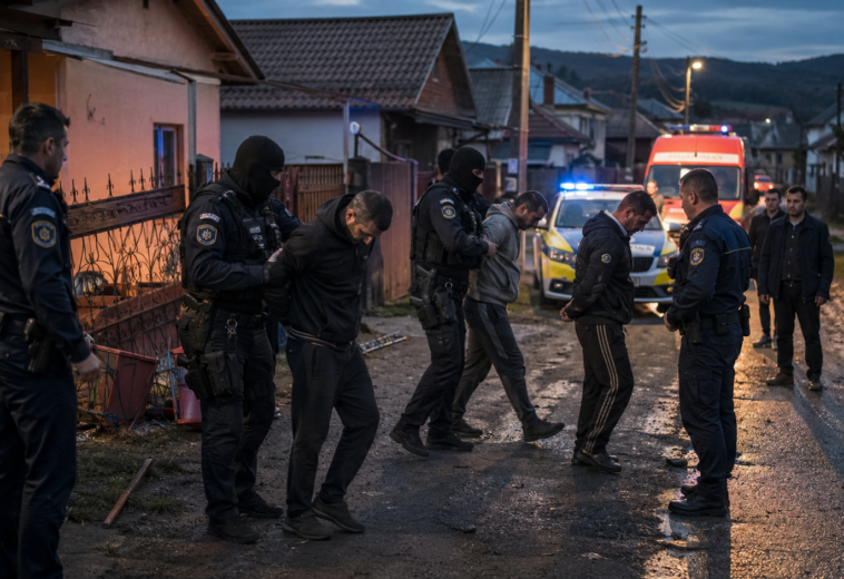 Trei bărbați, reținuți după un conflict violent între două familii, în Șomcuta Mare