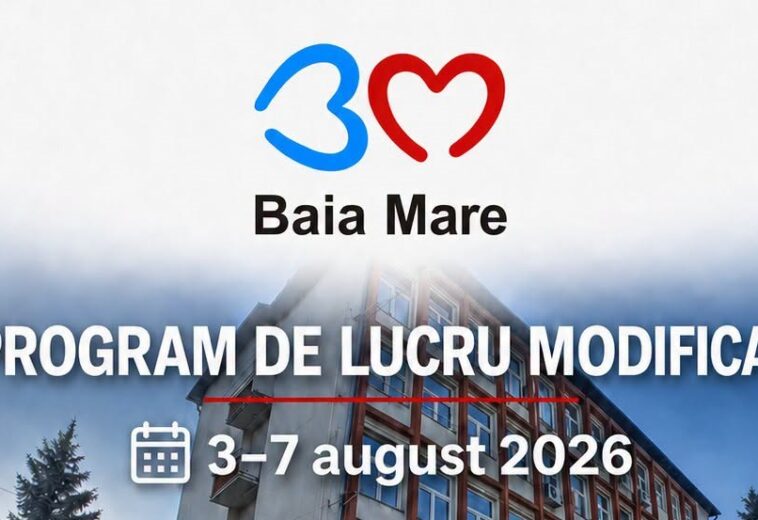 Program de lucru adaptat pentru angajații Primăriei Municipiului Baia Mare și ai Direcției De Asistență Socială