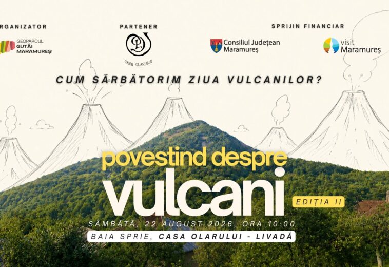 Despre vulcanii lumii și vulcanii Maramureșului la Casa Olarului Daniel Leș