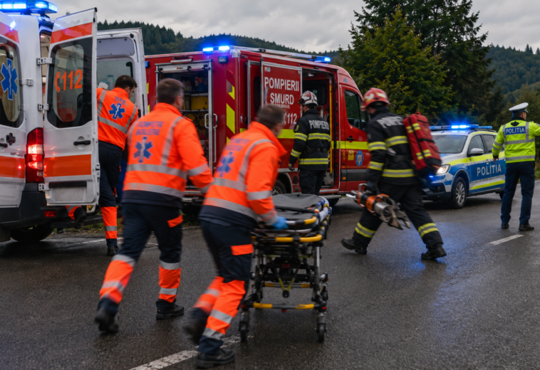 Cinci persoane au ajuns la spital după accidentul de pe DJ 171. Un șofer a rămas încarcerat