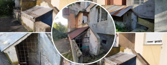 Adăposturi nefuncționale de pe Aleea Rotundă