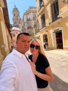 Cătălin și Tabita Cherecheș în Malaga