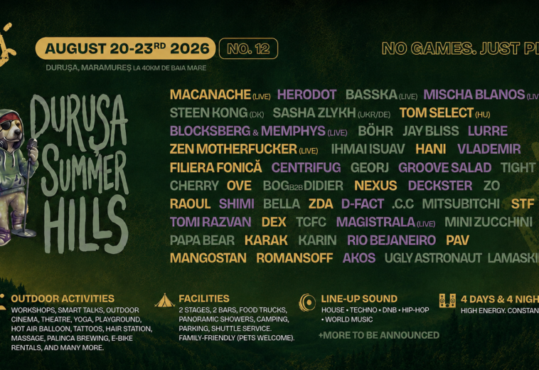 Începe Durușa Summer Hills, MMIFF continuă la Sighet, iar Baia Mare are hram, concert și Pokémon