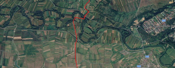 Harta acces traversare Lăpuș - Coltău-Mocira