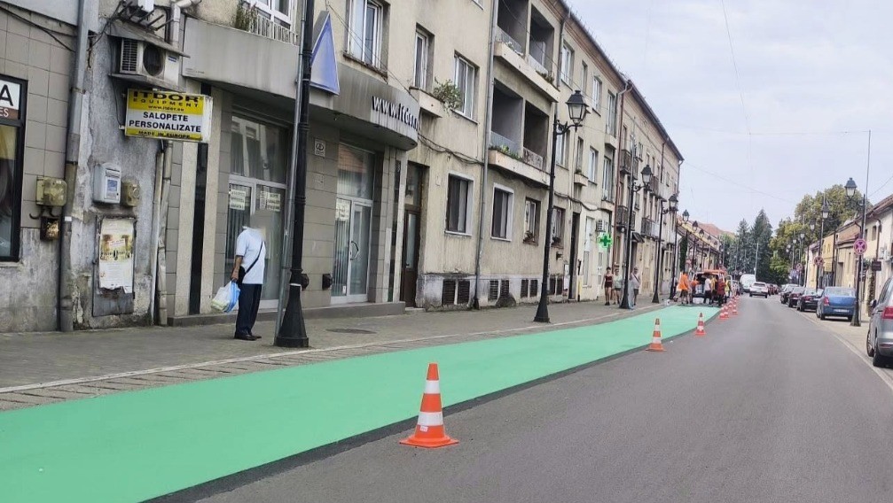 Pista de biciclete pe strada Gheorghe Șincai