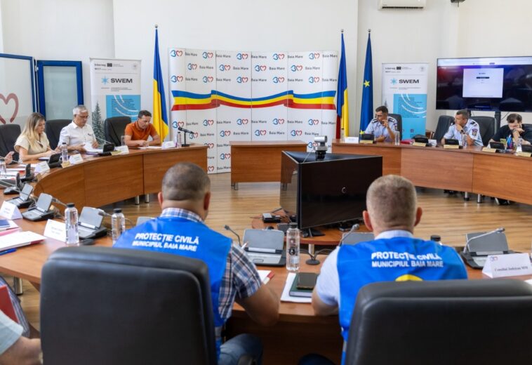 Baia Mare se dotează cu un buldoexcavator și sirene electronice pentru gestionarea situațiilor meteorologice de urgență