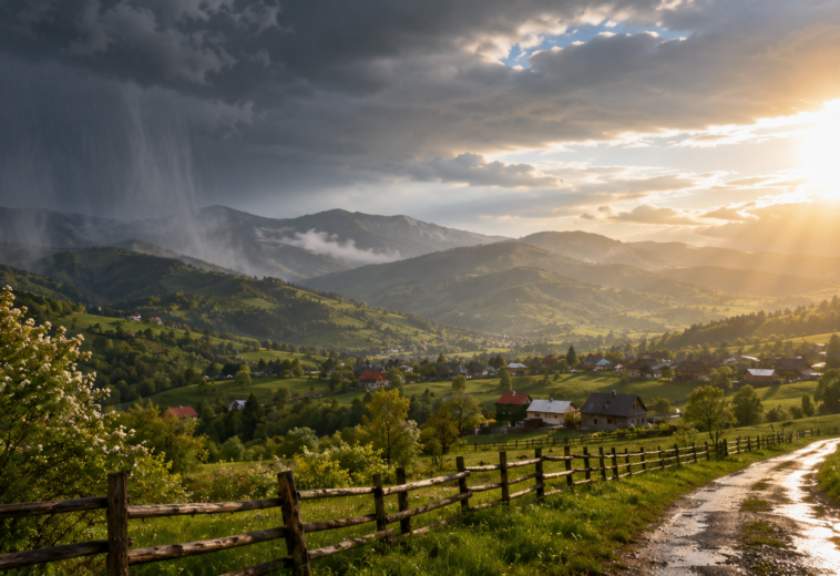 Vremea în Maramureș, 19 august. Dimineață cu ploi, apoi apar și perioade cu soare