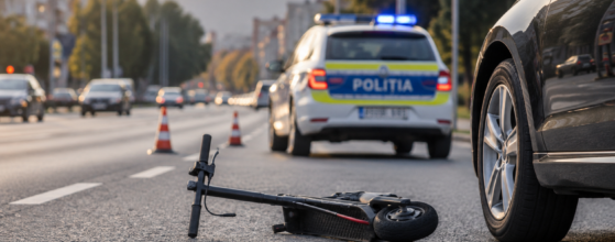 Accident trotinetă
