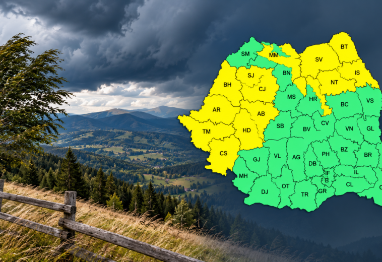Cald, cu averse și furtuni spre seară. Vremea în Maramureș, 5 septembrie