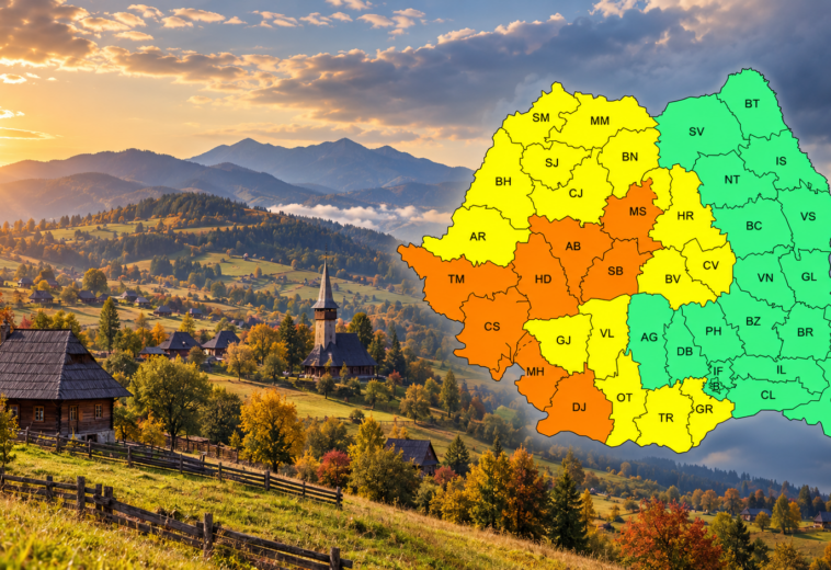 Vremea în Maramureș, 11 septembrie. Cod galben de căldură, apoi crește riscul de averse