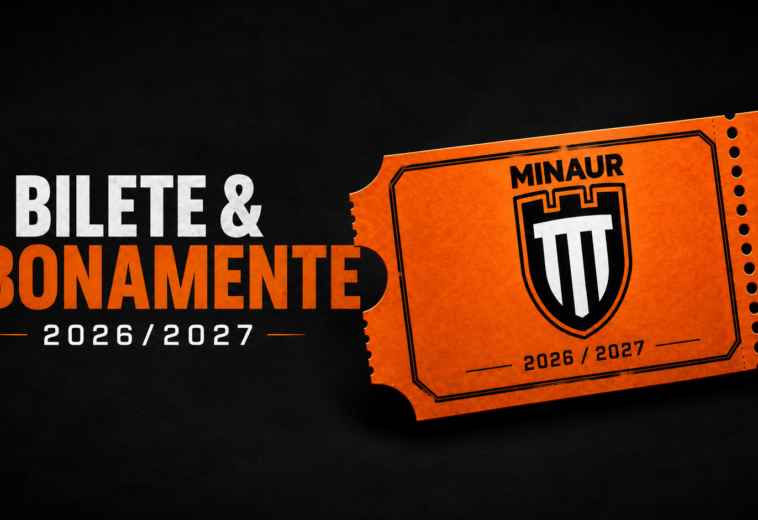 Cât costă biletele și abonamentele la meciurile Minaur în sezonul 2026–2027