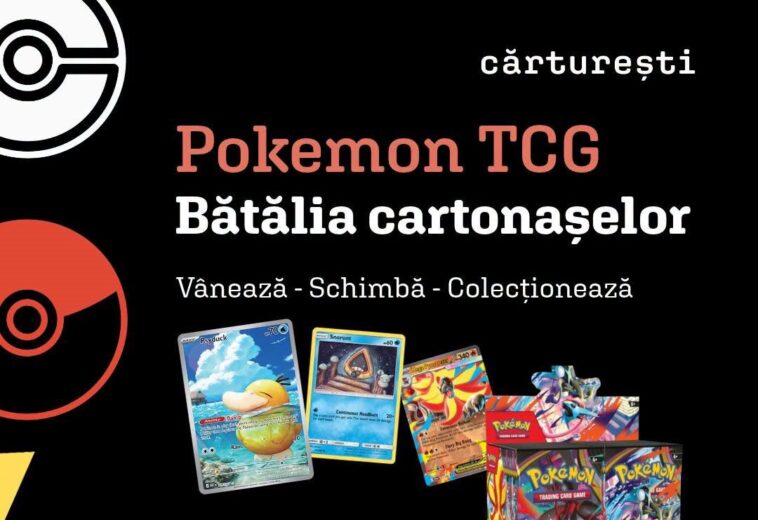 Bătălia cartonașelor Pokémon la Cărturești