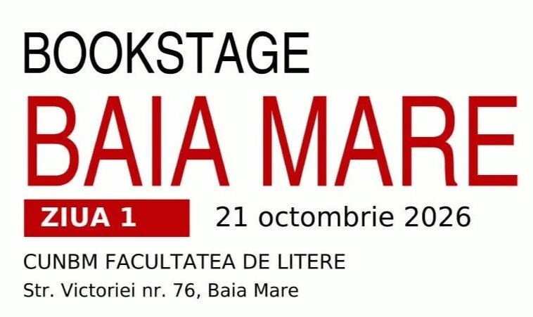 Salonul de carte Bookstage începe la Baia Mare, cu lansări, conferințe, poezie și muzică folk. Ce se întâmplă miercuri în Maramureș