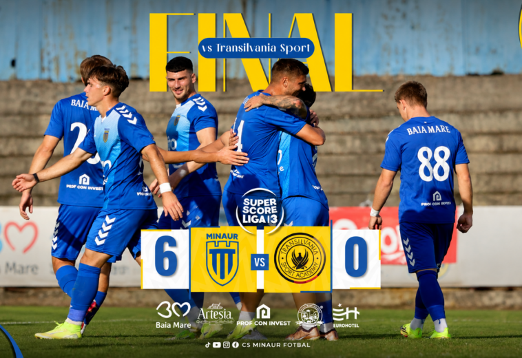 Minaur a arătat, în sfârșit, atitudine și fotbal. 6-0 cu ultima clasată