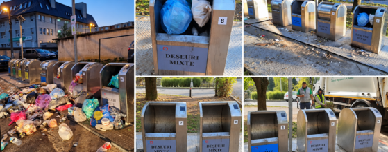 Platforme de depozitare deșeuri menajere Buclă-CFR