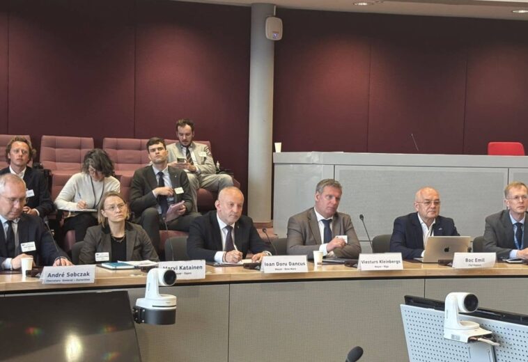 Primarul Doru Dăncuș la Bruxelles